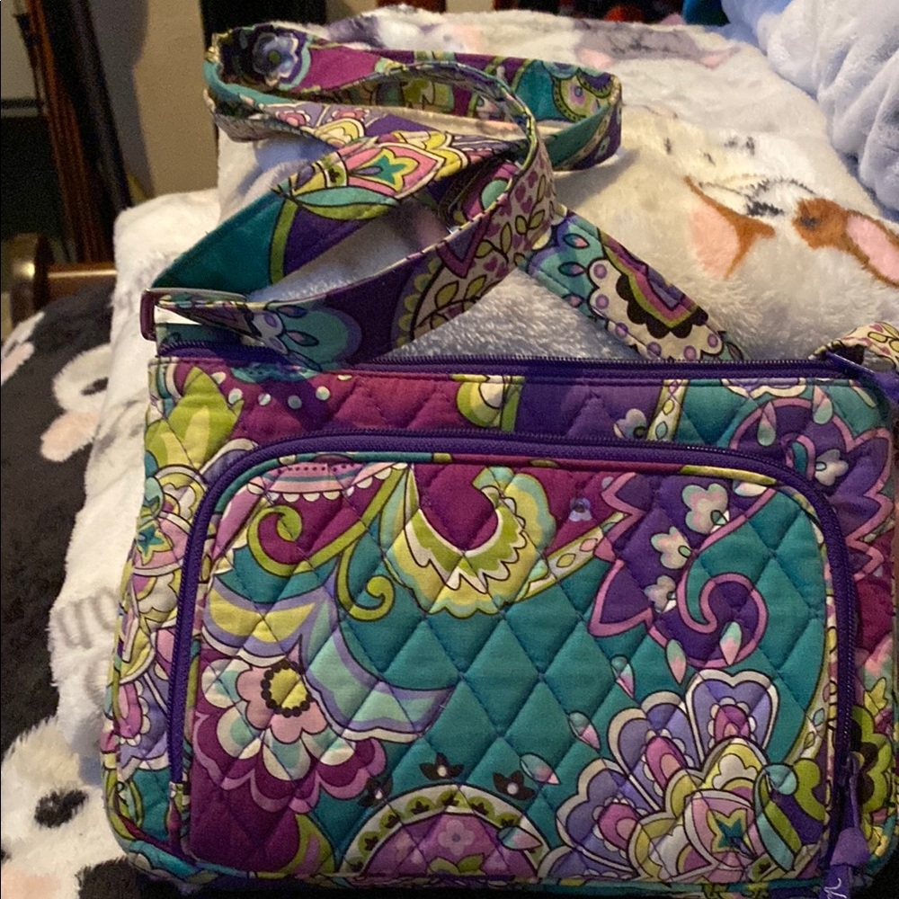 Vibrant Quilted Shoulder Bag